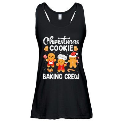 Christmas Cookie Baking Crew Xmas Cookie Exchange Santa Ladies Essential Flowy Tank