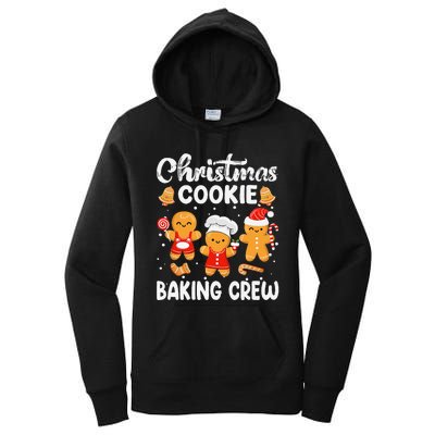 Christmas Cookie Baking Crew Xmas Cookie Exchange Santa Women's Pullover Hoodie