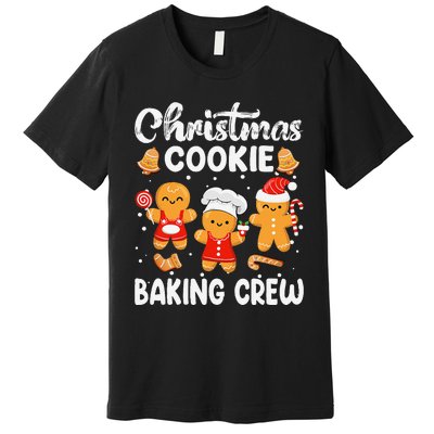 Christmas Cookie Baking Crew Xmas Cookie Exchange Santa Premium T-Shirt