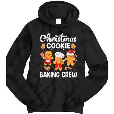 Christmas Cookie Baking Crew Xmas Cookie Exchange Santa Tie Dye Hoodie