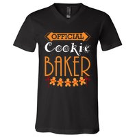 Christmas Cookie Baker Team Baker Holiday Xmas V-Neck T-Shirt