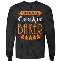 Christmas Cookie Baker Team Baker Holiday Xmas Tie-Dye Long Sleeve Shirt