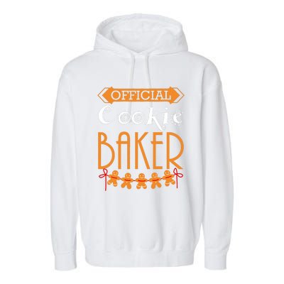 Christmas Cookie Baker Team Baker Holiday Xmas Garment-Dyed Fleece Hoodie