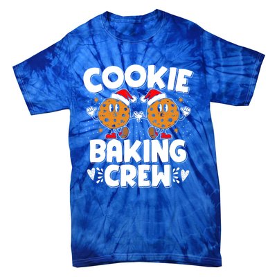 Christmas Cookie Baking Crew Xmas Cookie Exchange Santa Cool Gift Tie-Dye T-Shirt