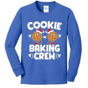 Christmas Cookie Baking Crew Xmas Cookie Exchange Santa Cool Gift Kids Long Sleeve Shirt