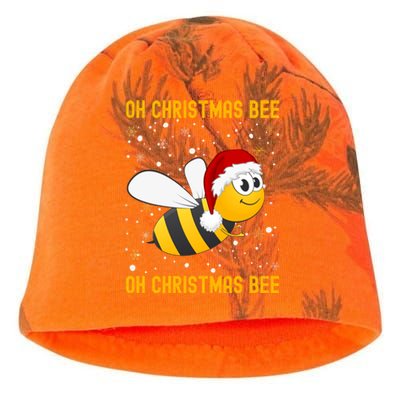 Cute Christmas Bumble Bee Oh Christmas Tree Joke Snow Scene Meaningful Gift Kati - Camo Knit Beanie