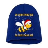 Cute Christmas Bumble Bee Oh Christmas Tree Joke Snow Scene Meaningful Gift Short Acrylic Beanie