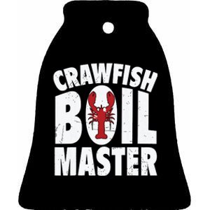 Cool Crawfish Boil For Men Women Crawfish Seafood Chef Ceramic Bell Ornament