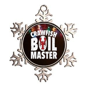 Cool Crawfish Boil For Men Women Crawfish Seafood Chef Metallic Star Ornament