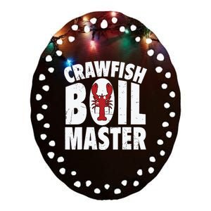 Cool Crawfish Boil For Men Women Crawfish Seafood Chef Ceramic Oval Ornament