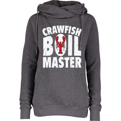 Cool Crawfish Boil For Men Women Crawfish Seafood Chef Womens Funnel Neck Pullover Hood