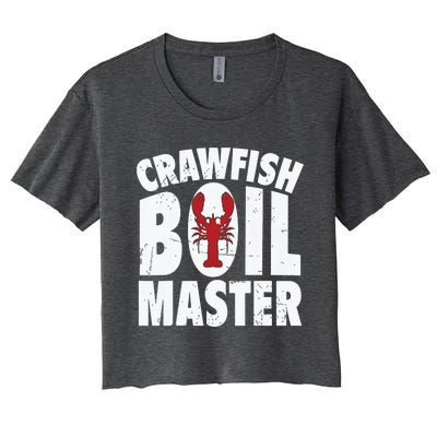 Cool Crawfish Boil For Men Women Crawfish Seafood Chef Women's Crop Top Tee