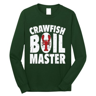 Cool Crawfish Boil For Men Women Crawfish Seafood Chef Long Sleeve Shirt