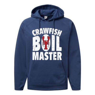 Cool Crawfish Boil For Men Women Crawfish Seafood Chef Performance Fleece Hoodie