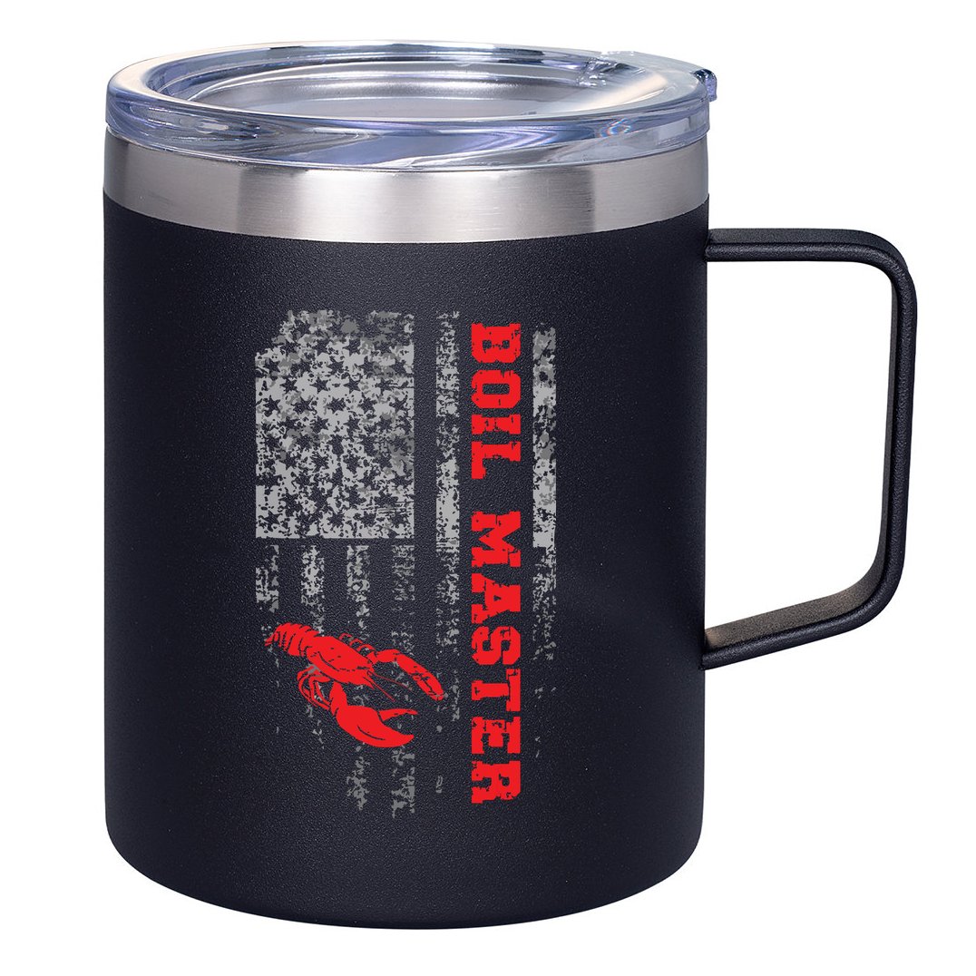 Cool Crawfish Boil For Men Women Crawfish Seafood Chef 12oz Stainless Steel Coffee Mug