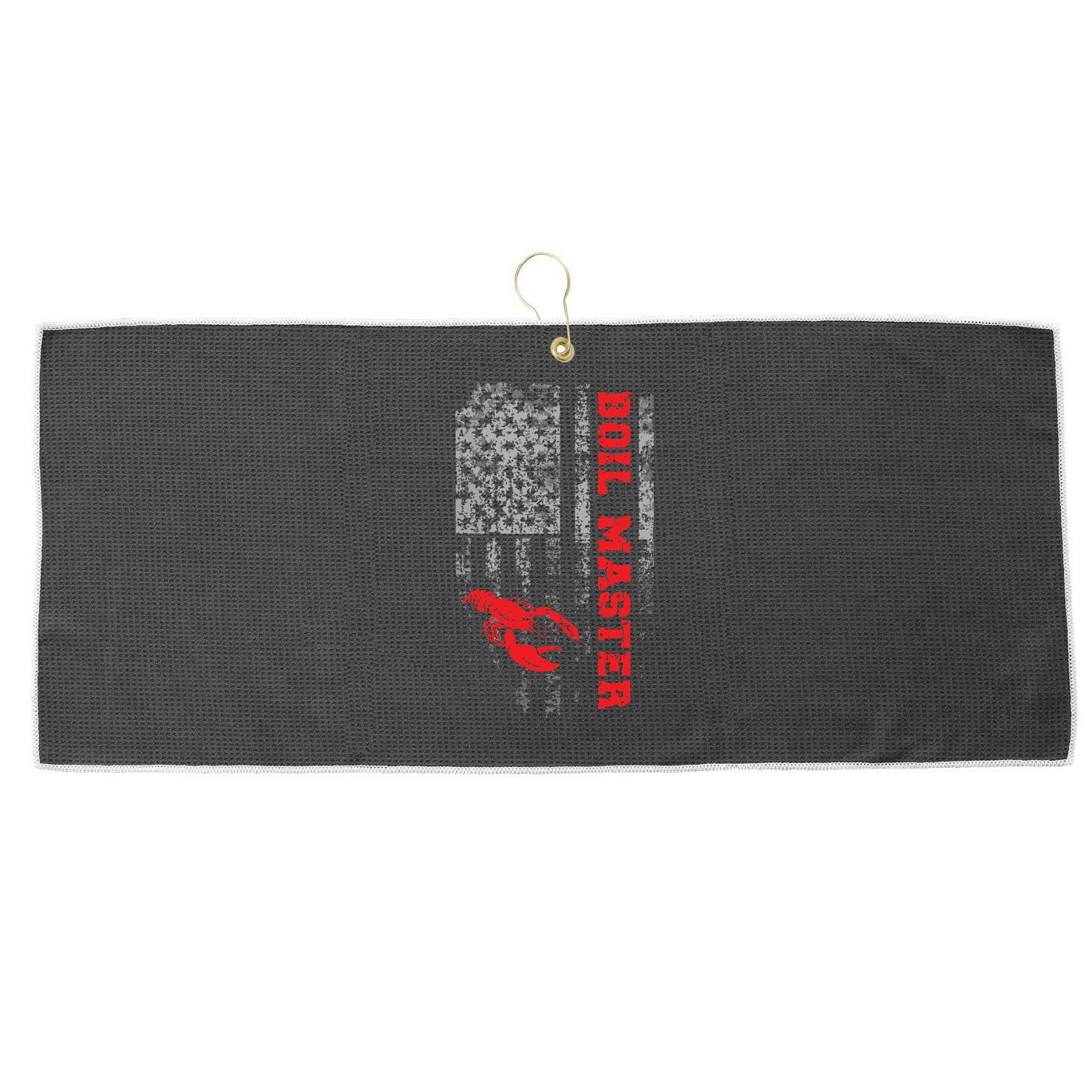 Cool Crawfish Boil For Men Women Crawfish Seafood Chef Large Microfiber Waffle Golf Towel