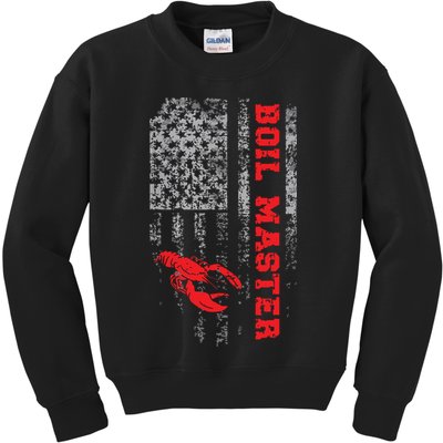 Cool Crawfish Boil For Men Women Crawfish Seafood Chef Kids Sweatshirt