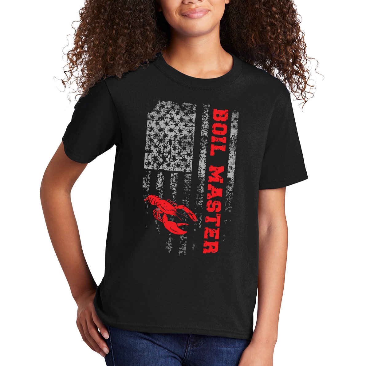 Cool Crawfish Boil For Men Women Crawfish Seafood Chef Kids T-Shirt