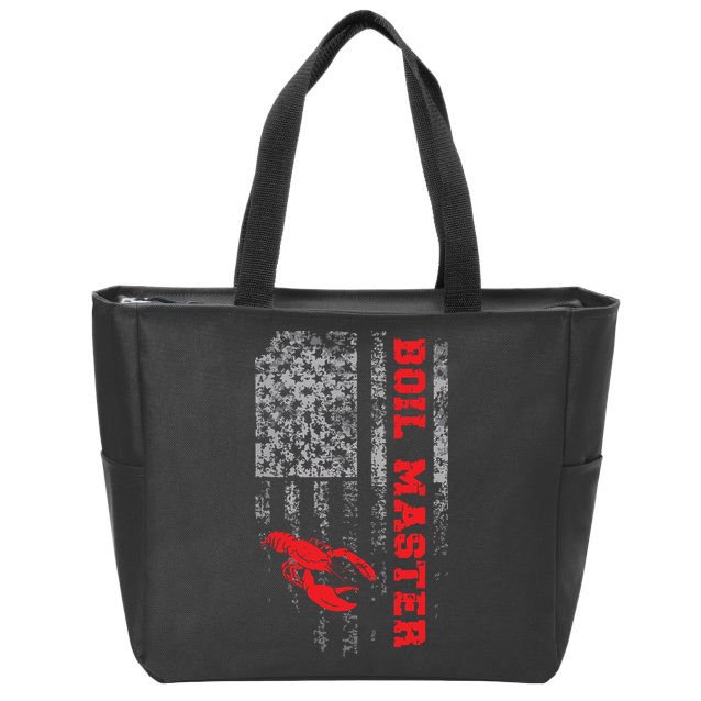 Cool Crawfish Boil For Men Women Crawfish Seafood Chef Zip Tote Bag