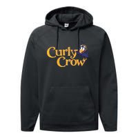 Curly Crow Balloon Book Character  Performance Fleece Hoodie