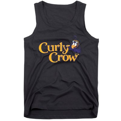 Curly Crow Balloon Book Character  Tank Top