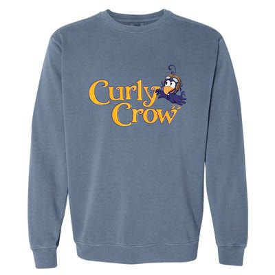 Curly Crow Balloon Book Character  Garment-Dyed Sweatshirt