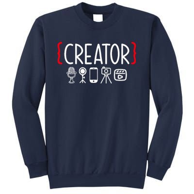 Content Creator blogger vlogger influencer Creator Sweatshirt