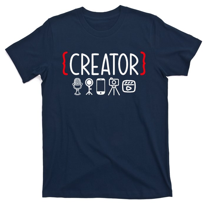 Content Creator blogger vlogger influencer Creator T-Shirt