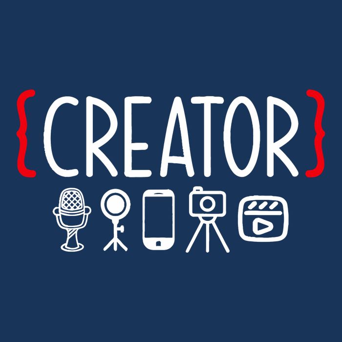 Content Creator blogger vlogger influencer Creator Flat Bill Trucker Hat