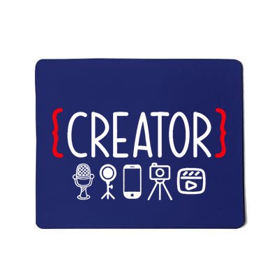 Content Creator blogger vlogger influencer Creator Mousepad