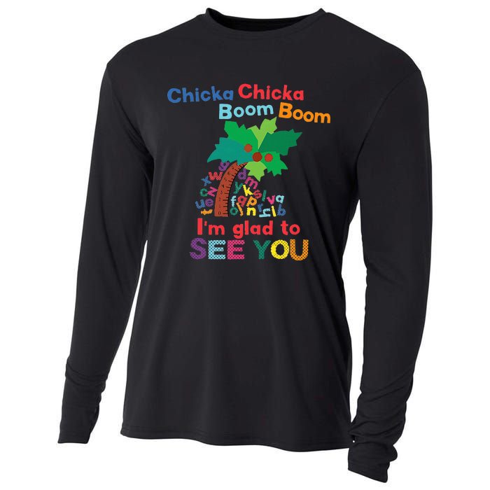 Chicka Chicka Boom Boom IM Glad To See You Cooling Performance Long Sleeve Crew