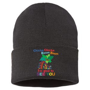 Chicka Chicka Boom Boom IM Glad To See You Sustainable Knit Beanie