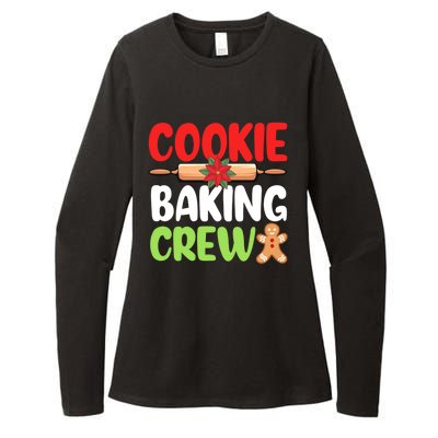 Christmas Cookie Baking Crew Xmas Cookie Exchange Santa Gift Womens CVC Long Sleeve Shirt