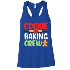 Christmas Cookie Baking Crew Xmas Cookie Exchange Santa Gift Women's Racerback Tank