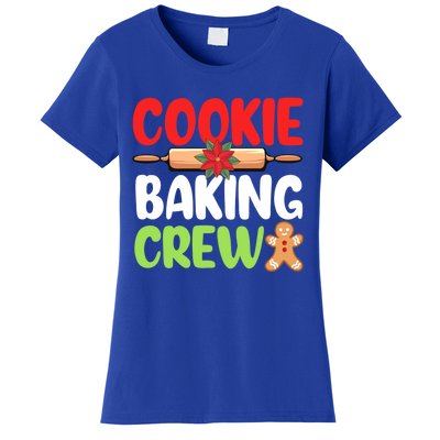 Christmas Cookie Baking Crew Xmas Cookie Exchange Santa Gift Women's T-Shirt