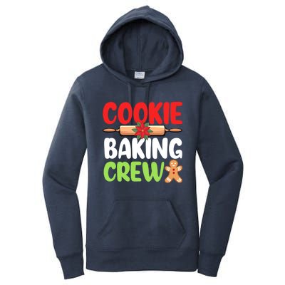 Christmas Cookie Baking Crew Xmas Cookie Exchange Santa Gift Women's Pullover Hoodie