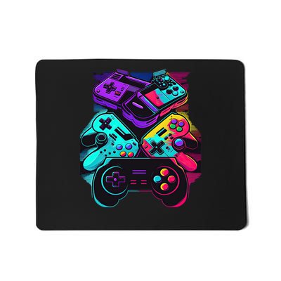 Console Control Black Gaming Mousepad