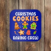 Christmas Cookie Baking Crew Xmas Cookie Exchange Santa Gift Coaster