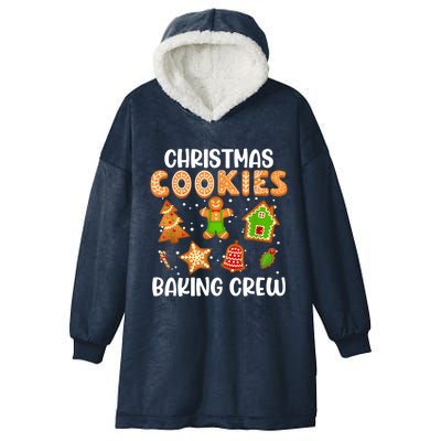 Christmas Cookie Baking Crew Xmas Cookie Exchange Santa Gift Hooded Wearable Blanket