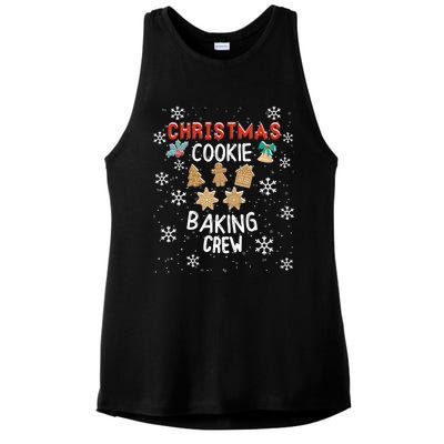 Christmas Cookie Baking Crew Xmas Cookie Exchange Santa Meaningful Gift Ladies PosiCharge Tri-Blend Wicking Tank