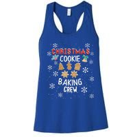 Christmas Cookie Baking Crew Xmas Cookie Exchange Santa Meaningful Gift Women's Racerback Tank