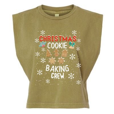 Christmas Cookie Baking Crew Xmas Cookie Exchange Santa Meaningful Gift Garment-Dyed Women's Muscle Tee