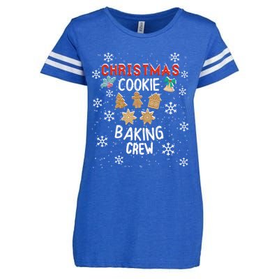 Christmas Cookie Baking Crew Xmas Cookie Exchange Santa Meaningful Gift Enza Ladies Jersey Football T-Shirt