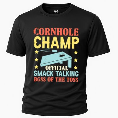Cornhole Champ Bean Bag Toss Player Performance Shirt