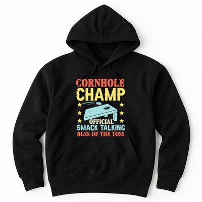 Cornhole Champ Bean Bag Toss Player Hoodie