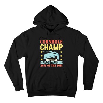 Cornhole Champ Bean Bag Toss Player Hoodie