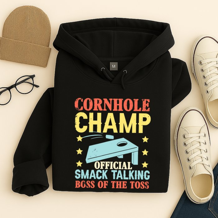 Cornhole Champ Bean Bag Toss Player Hoodie