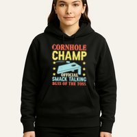Cornhole Champ Bean Bag Toss Player Hoodie