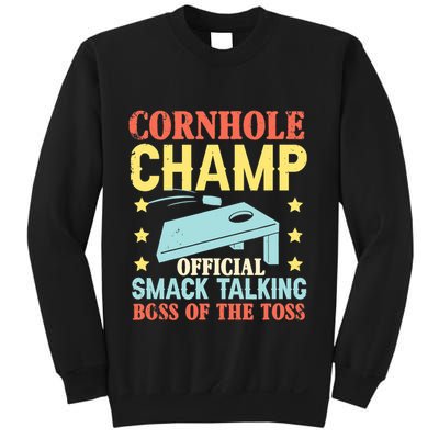 Cornhole Champ Bean Bag Toss Player Sweatshirt