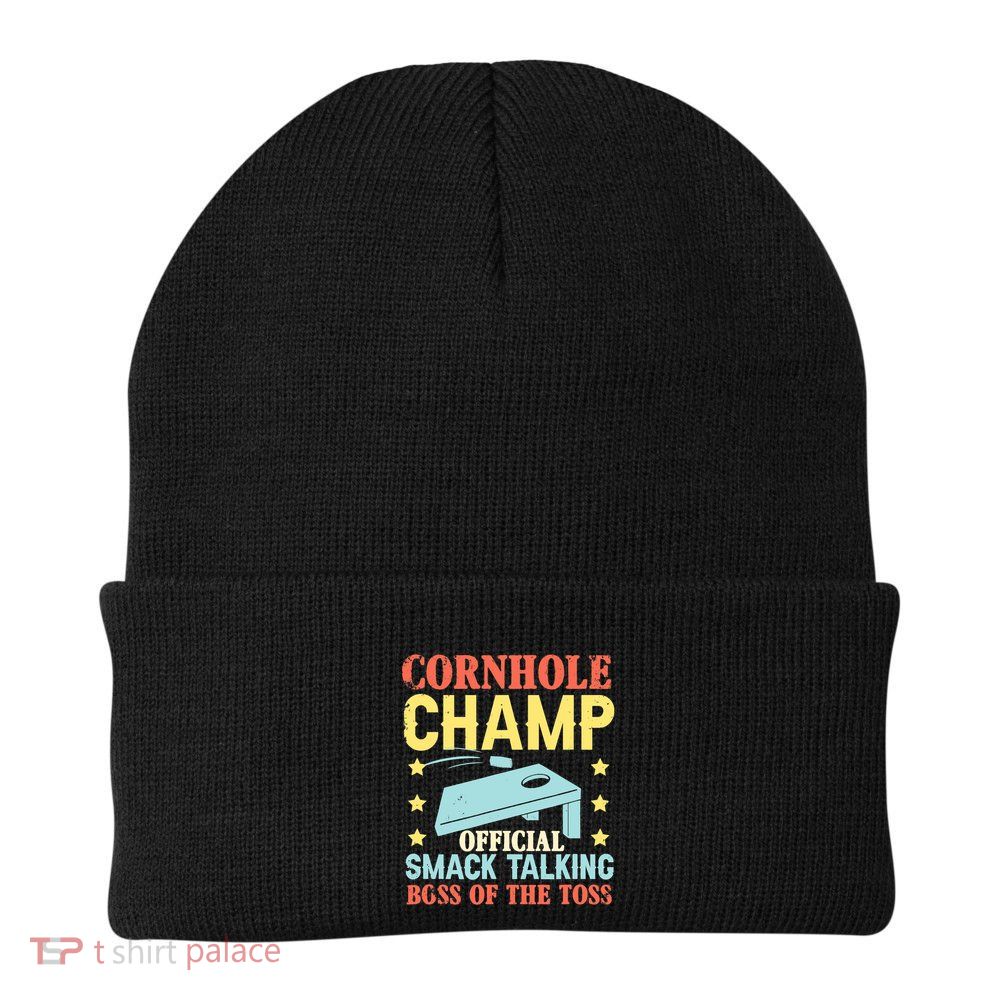 Cornhole Champ Bean Bag Toss Player Beanie
